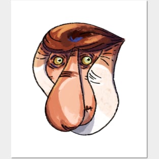 Proboscis monkey Posters and Art